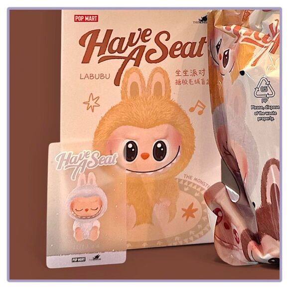 Labubu Have A Seat Vinyl Plush Face Blind Box - Zizi - Picture 13 of 16